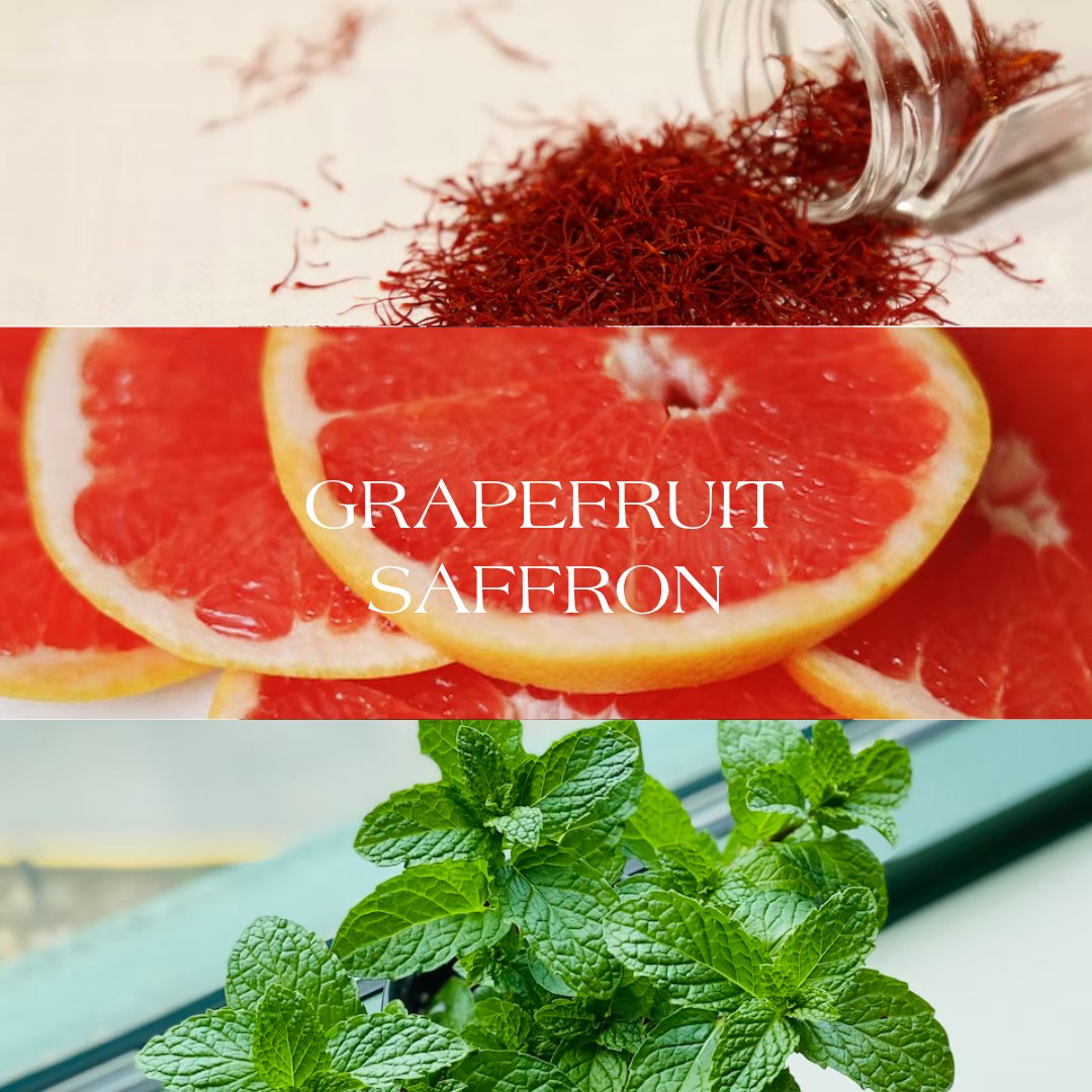 Grapefruit Saffron Luxe Soy Candle - HER Home Design Boutique